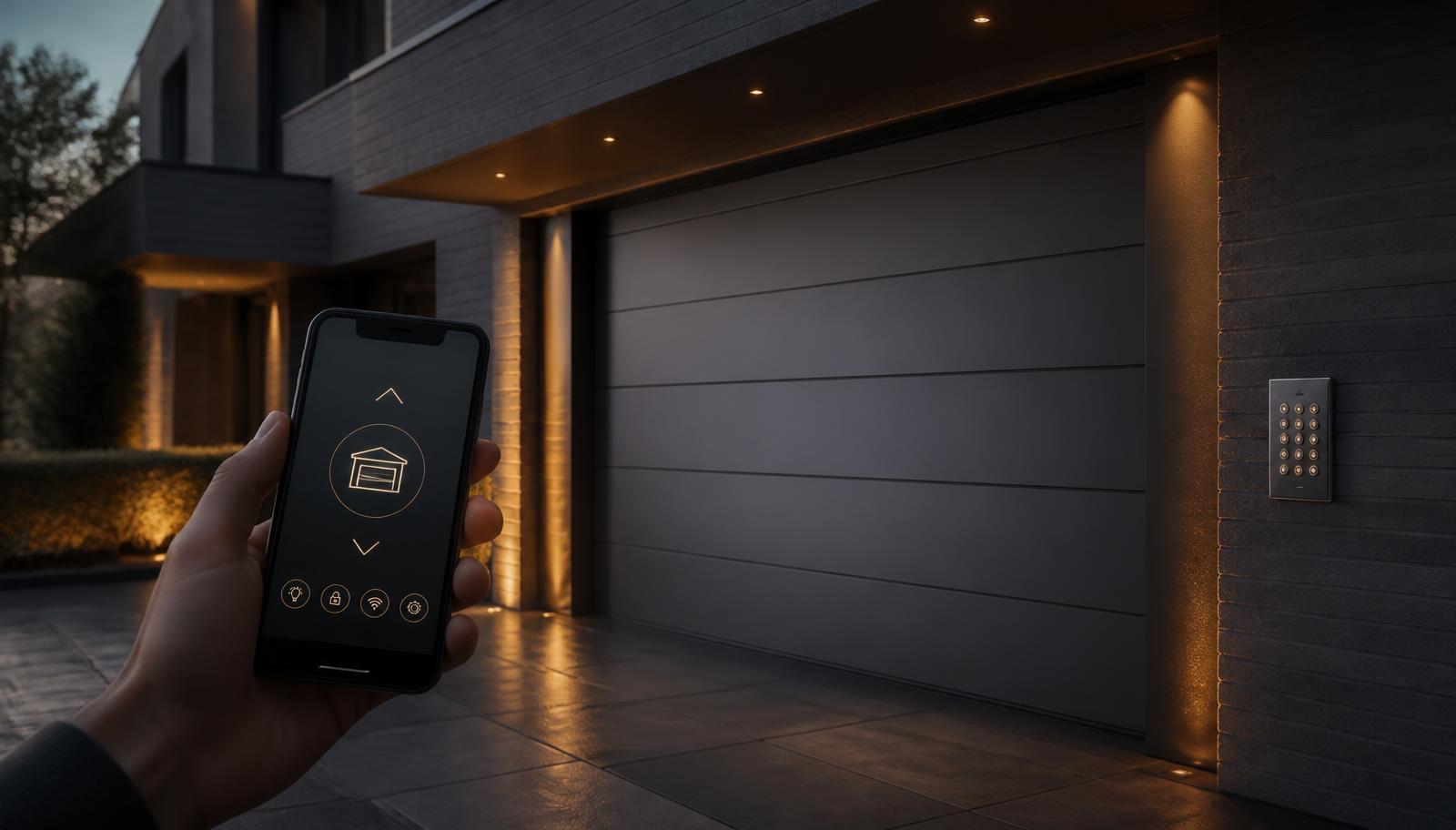 PILOTAGE CONNECTÉ ET HAUTE SÉCURITÉ DES PORTES DE GARAGE